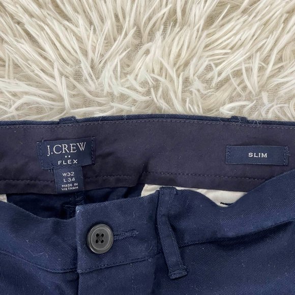 J. Crew Men's Khakis Pants Blue - Size 32 x 34 - Picture 4 of 4